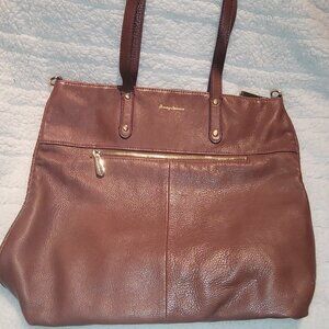 FREE SHIPPING!!!   Tommy Bahama LIDO  Tote Bag /Purse Brown Cognac